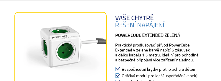 PowerCube Extended zelená
