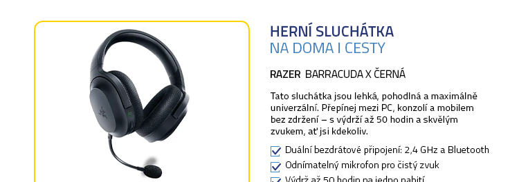 Razer Barracuda X černá