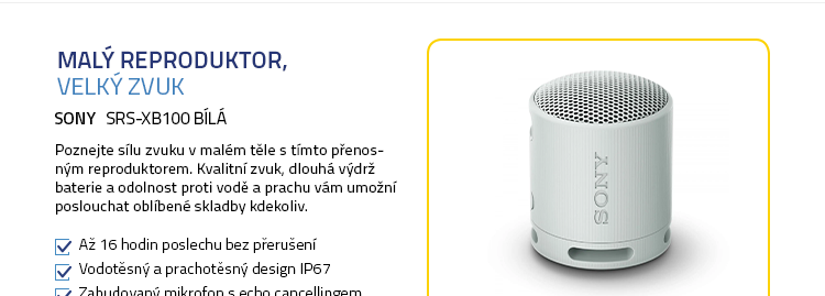 Sony SRS-XB100 bílá
