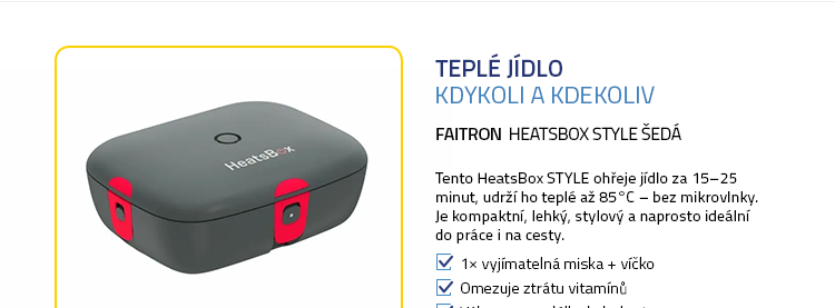 Faitron HeatsBox STYLE šedá
