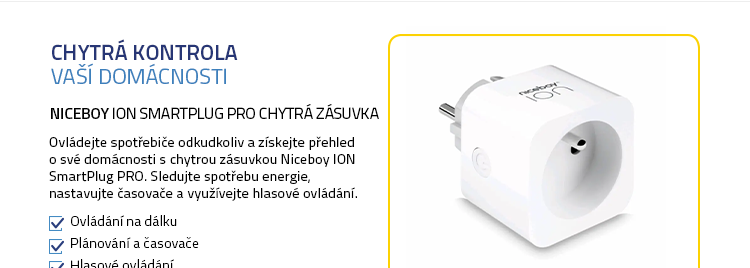 Niceboy ION SmartPlug PRO chytrá zásuvka