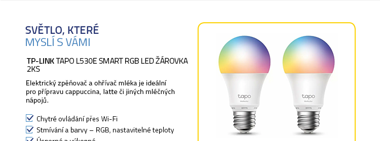 TP-Link Tapo L530E Smart RGB LED žárovka 2ks