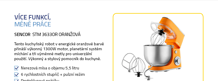 SENCOR STM 3633OR oranžová