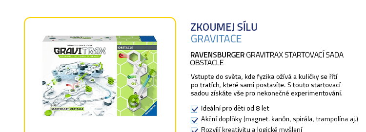Ravensburger GraviTrax Startovací sada Obstacle