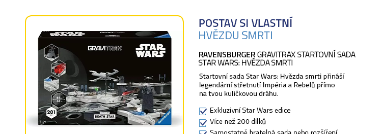 Ravensburger GraviTrax Startovní sada Star Wars: Hvězda smrti