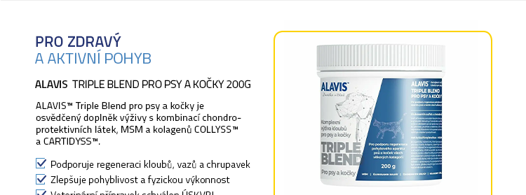 ALAVIS Triple Blend pro psy a kočky 200g