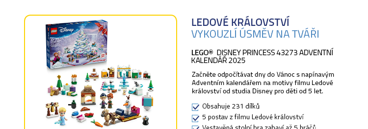 LEGO® Disney Princess 43273 Adventní kalendář 2025