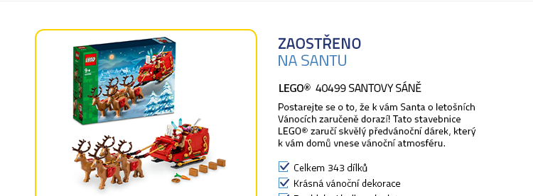 LEGO® 40499 Santovy sáně