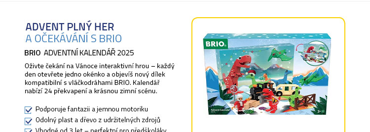 BRIO Adventní kalendář 2025