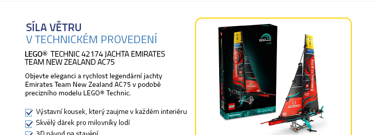 LEGO® Technic 42174 Jachta Emirates Team New Zealand AC75