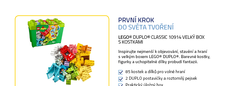 LEGO® DUPLO® Classic 10914 Velký box s kostkami