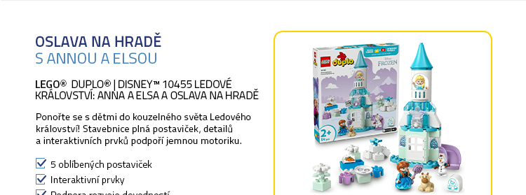 LEGO® DUPLO® | Disney™ 10455 Ledové království: Anna a Elsa a oslava na hradě