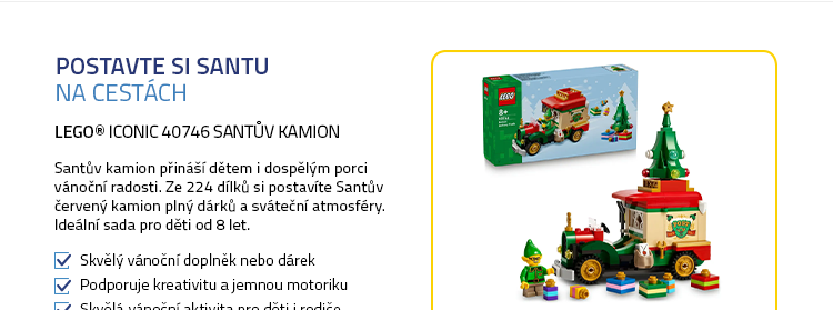 LEGO® Iconic 40746 Santův kamion