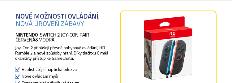 Nintendo Switch 2 Joy-Con Pair červená&modrá