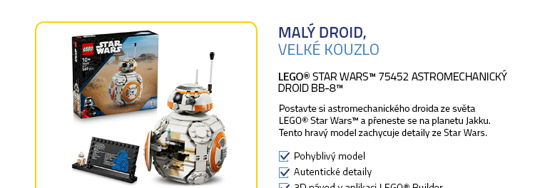 LEGO® Star Wars™ 75452 Astromechanický droid BB-8™