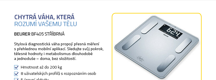 Beurer BF405 stříbrná