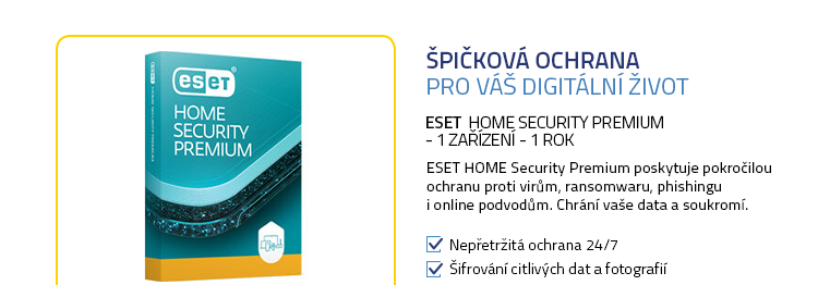 ESET HOME Security Premium - 1 zařízení - 1 rok