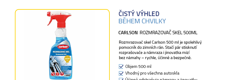 Carlson Rozmrazovač skel 500ml