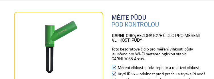 GARNI 096S Bezdrátové čidlo pro měření vlhkosti půdy