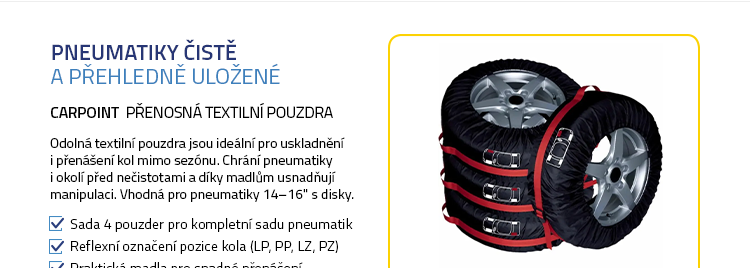 Carpoint Přenosná textilní pouzdra