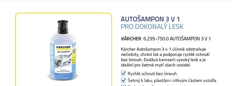 Kärcher 6.295-750.0 Autošampon 3 v 1