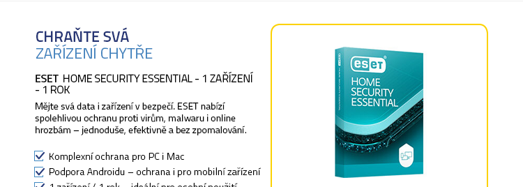 ESET HOME Security Essential - 1 zařízení - 1 rok
