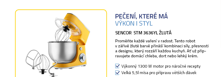 SENCOR STM 3636YL žlutá