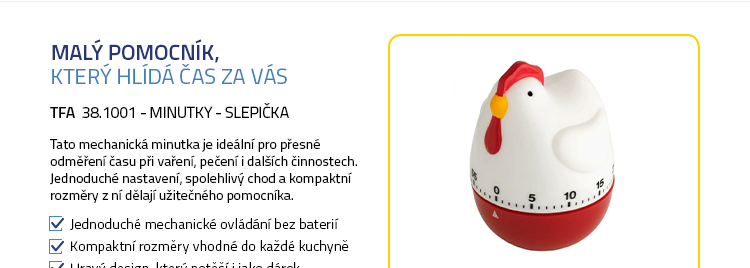 TFA 38.1001 - Minutky - slepička
