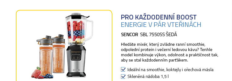SENCOR SBL 7550SS šedá