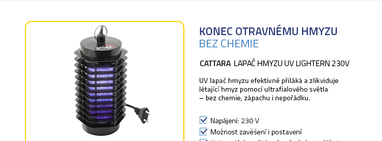 Cattara Lapač hmyzu UV LIGHTERN 230V