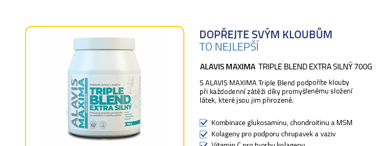 ALAVIS MAXIMA Triple Blend Extra silný 700g