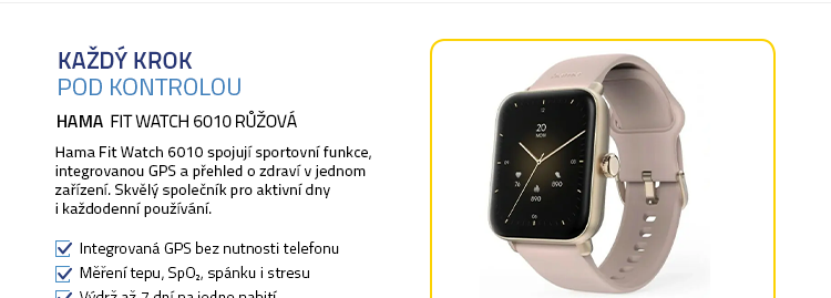 Hama Fit Watch 6010 růžová