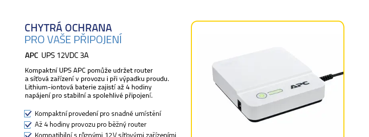 APC UPS 12Vdc 3A