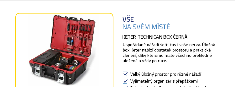 Keter Technican box černá