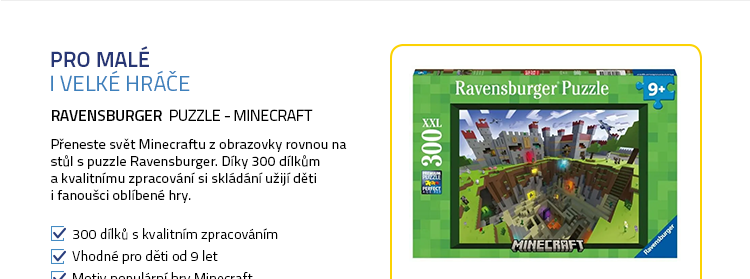 Ravensburger - Puzzle - Minecraft