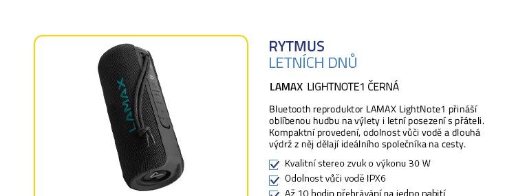 LAMAX LightNote1 černá