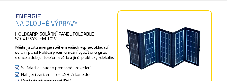 Holdcarp Solární panel Foldable Solar System 10W