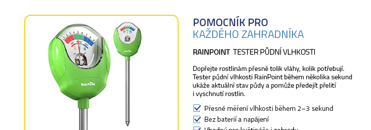 RainPoint Tester půdní vlhkosti