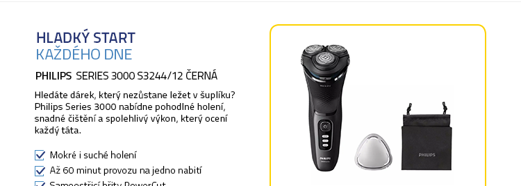 Philips Series 3000 S3244/12 černá