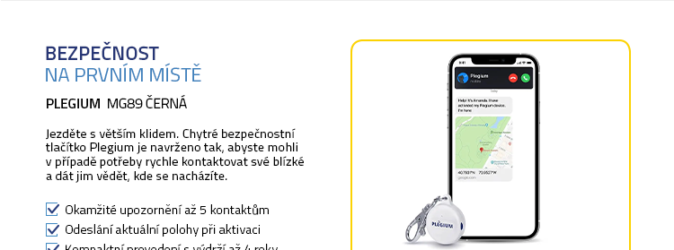 Plegium Smart Emergency Button bílá