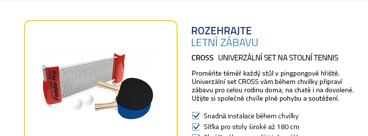 CROSS Univerzální set na stolní tennis