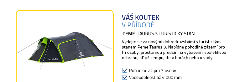 Peme Taurus 3 Turistický stan