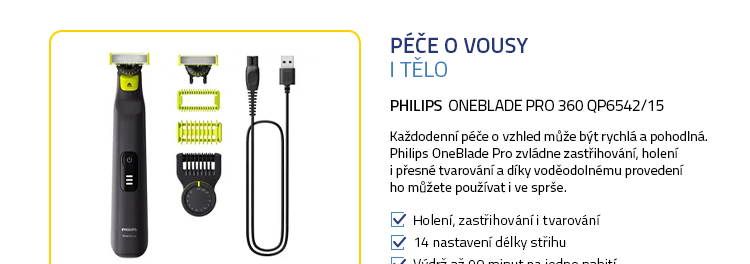 Philips OneBlade Pro 360 QP6542/15
