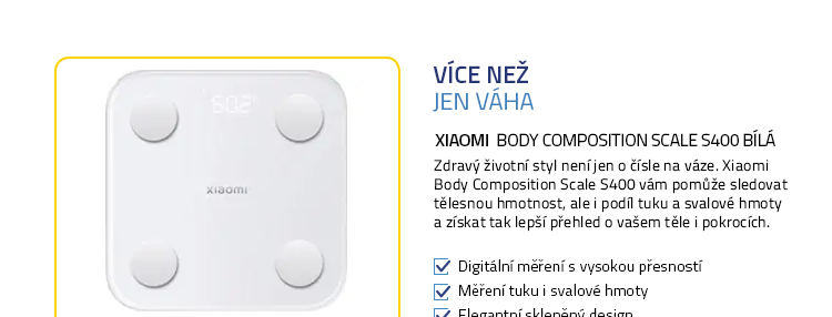 Xiaomi Body Composition Scale S400 bílá