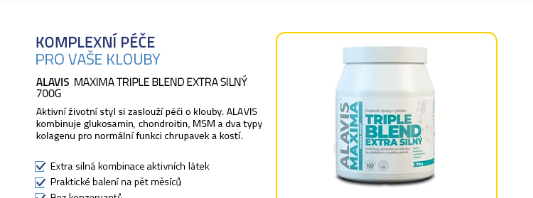 ALAVIS MAXIMA Triple Blend Extra silný 700g