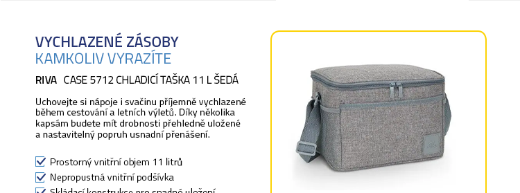 Riva Case 5712 chladicí taška 11 L šedá