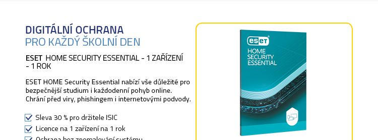ESET HOME Security Essential - 1 zařízení - 1 rok