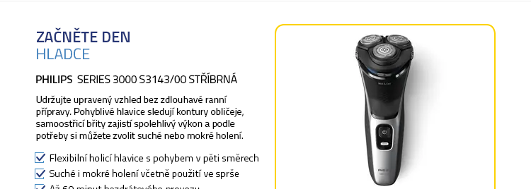 Philips Series 3000 S3143/00 stříbrná