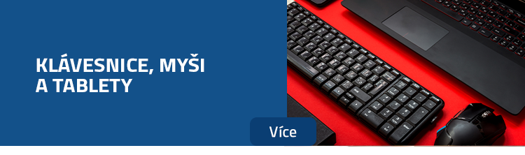 Klávesnice, myši a tablety