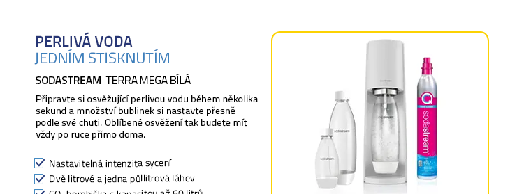 SodaStream Terra MEGA bílá